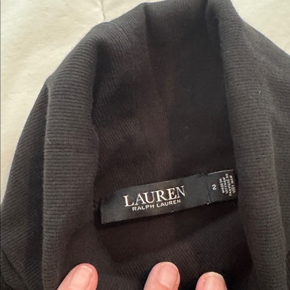 Ralph Lauren Black label beautiful black turtleneck dress - Picture 10 of 10